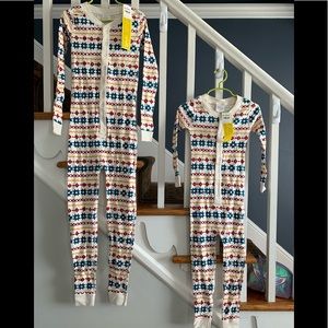 Matching Kids one piece pajamas